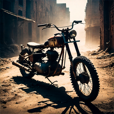 Ein typisches Motocross Motorrad